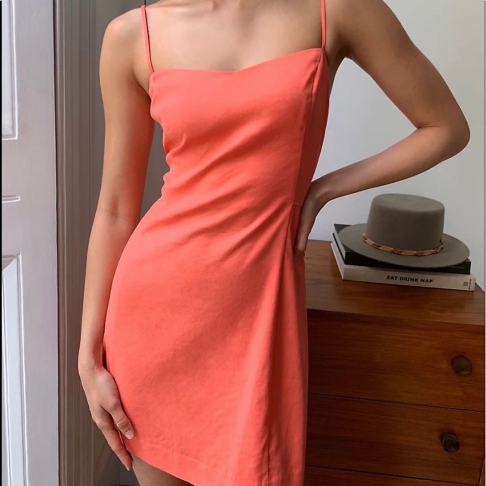 Aritzia Babaton Hadwyn Dress in Fresco Pink